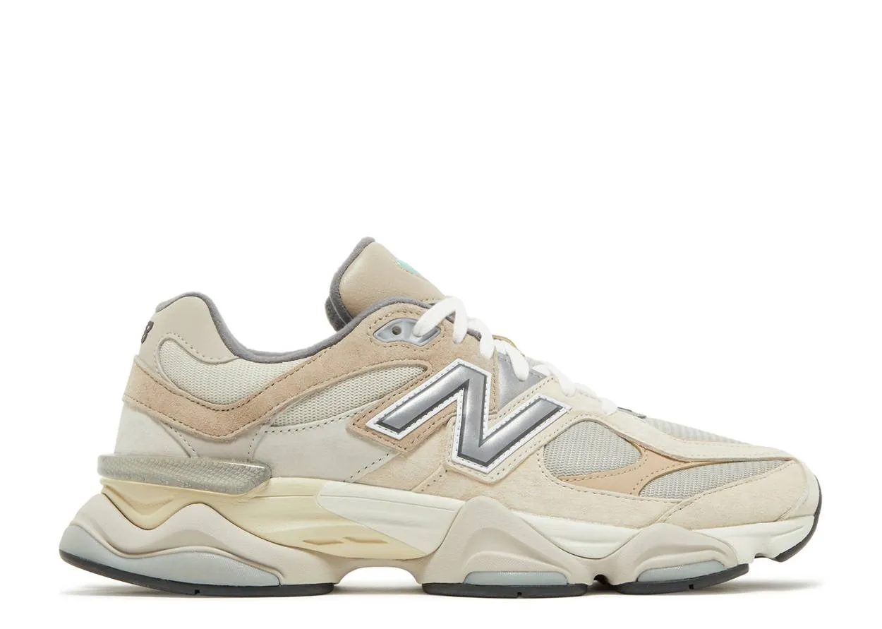 New Balance 9060 Sea Salt Athletic Fit Velcro Design