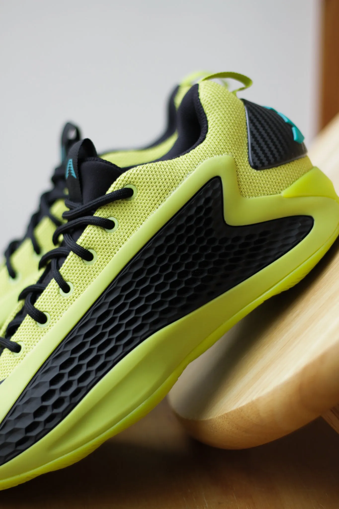 Pair Quick Year Trust Mesh ADIDAS AE 1 LOW "PRELOVED LIME/CORE BLACK/PURE TEAL"