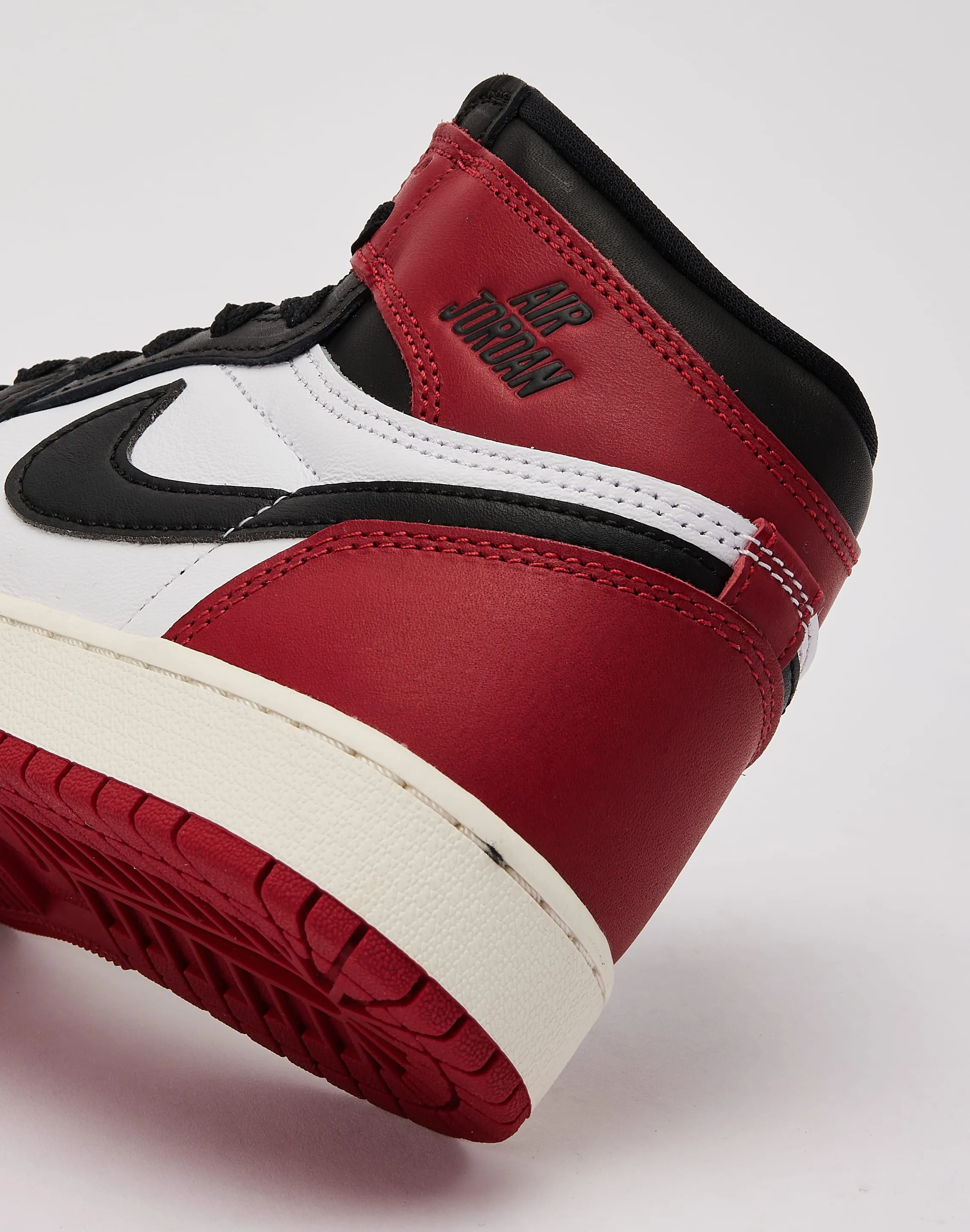 Street Cool Comfort Heel Jordan Air Jordan 1 Retro High OG 'Black Toe Reimagined' Grade-School