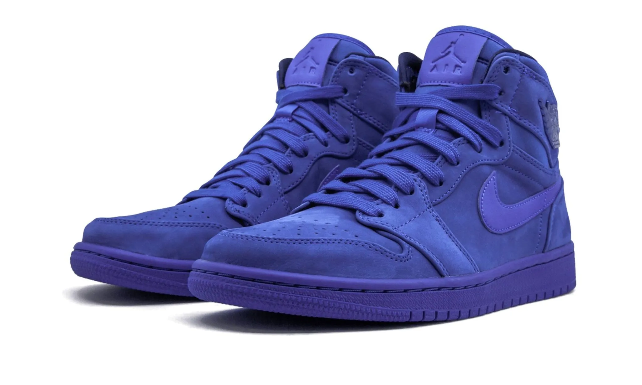 Wmns Air Jordan 1 High Prm Blue Suede Breath Panel