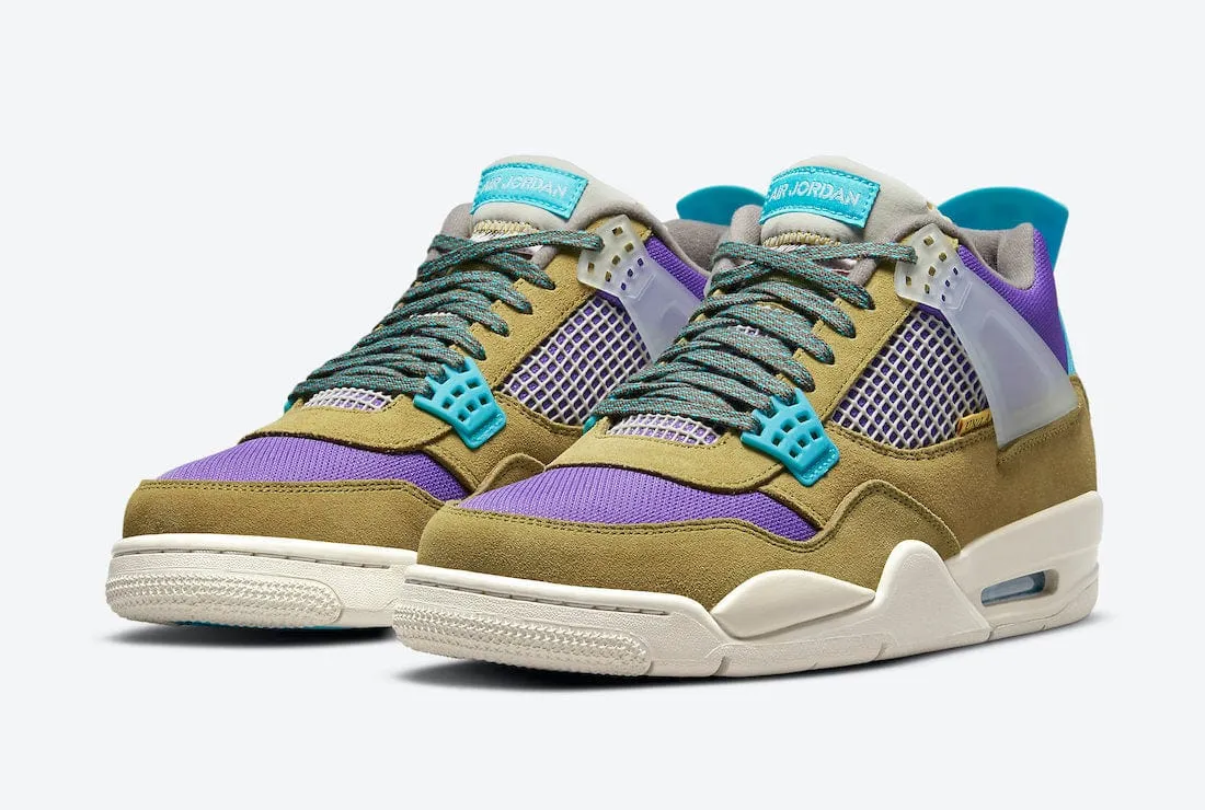 Jordan 4 Retro SP 30th Anniversary Union Desert Moss Light Step