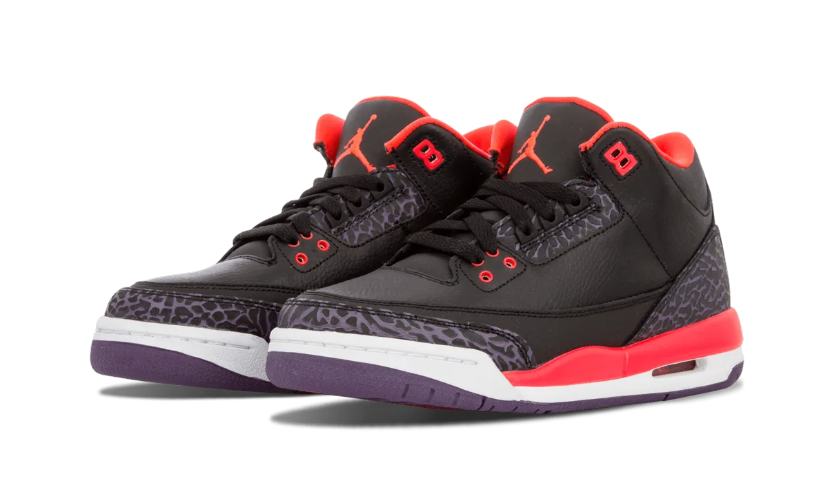Active Step Neat Lines Air Jordan 3 Retro GS "Crimson"