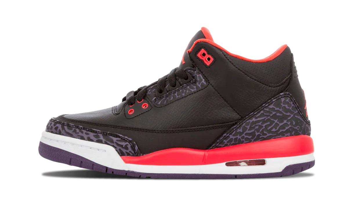 Soft Sole Air Jordan 3 Retro GS "Crimson"