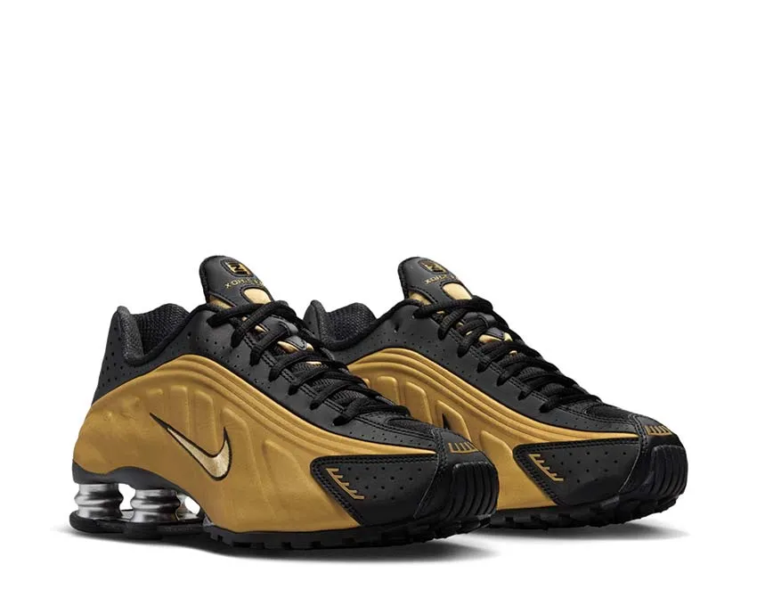 versatile - use shoes Nike Shox R4 "Metallic Gold"