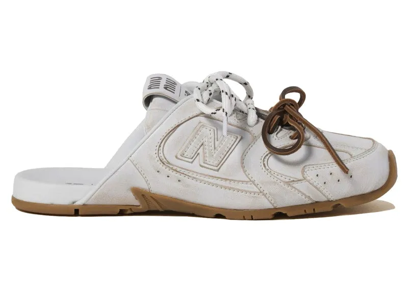 Leather Dry Base New Balance 530 SL Mule Miu Miu White
