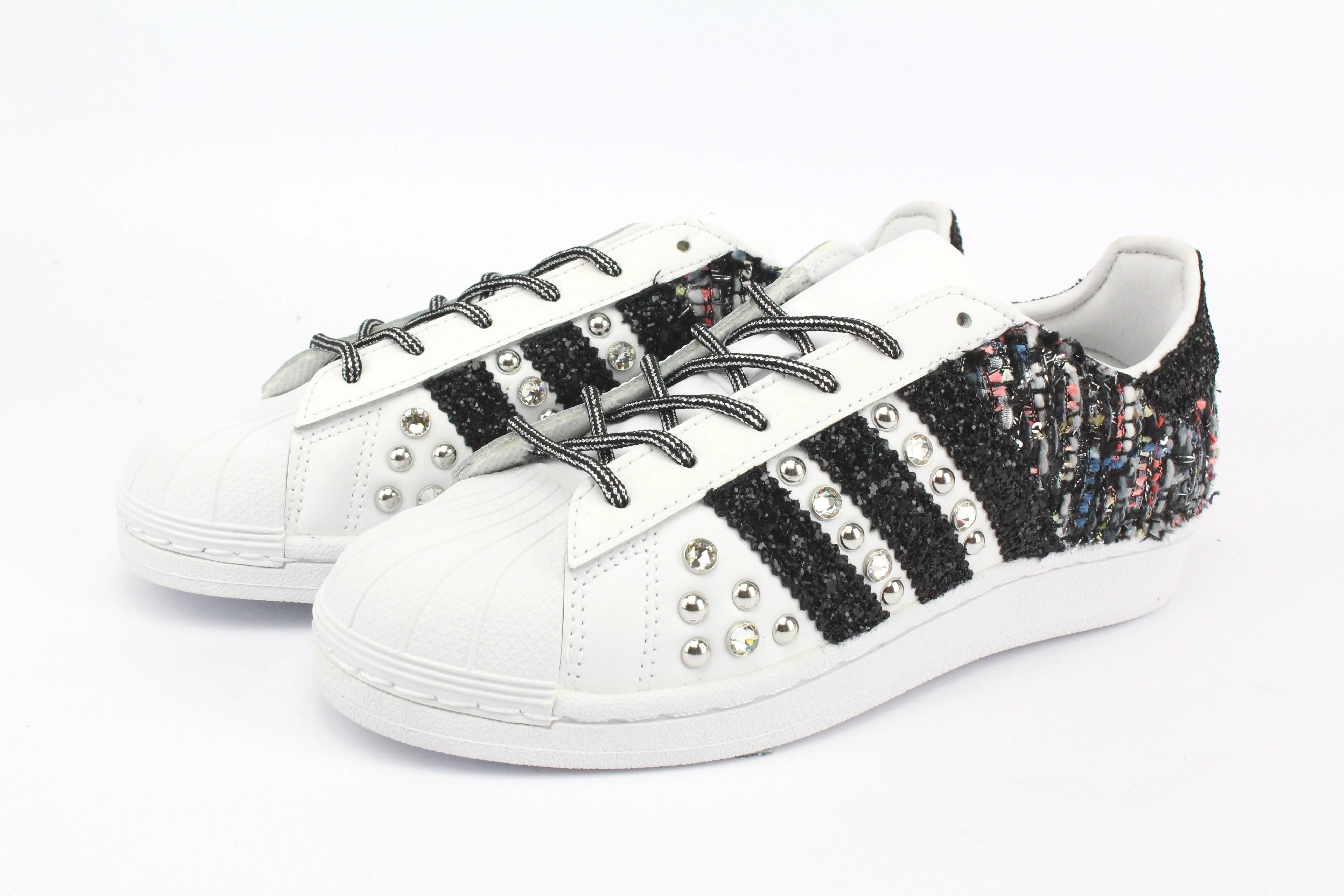 Classic Edge Stretch fit Adidas Superstar Boucl?? Glitter & Strass