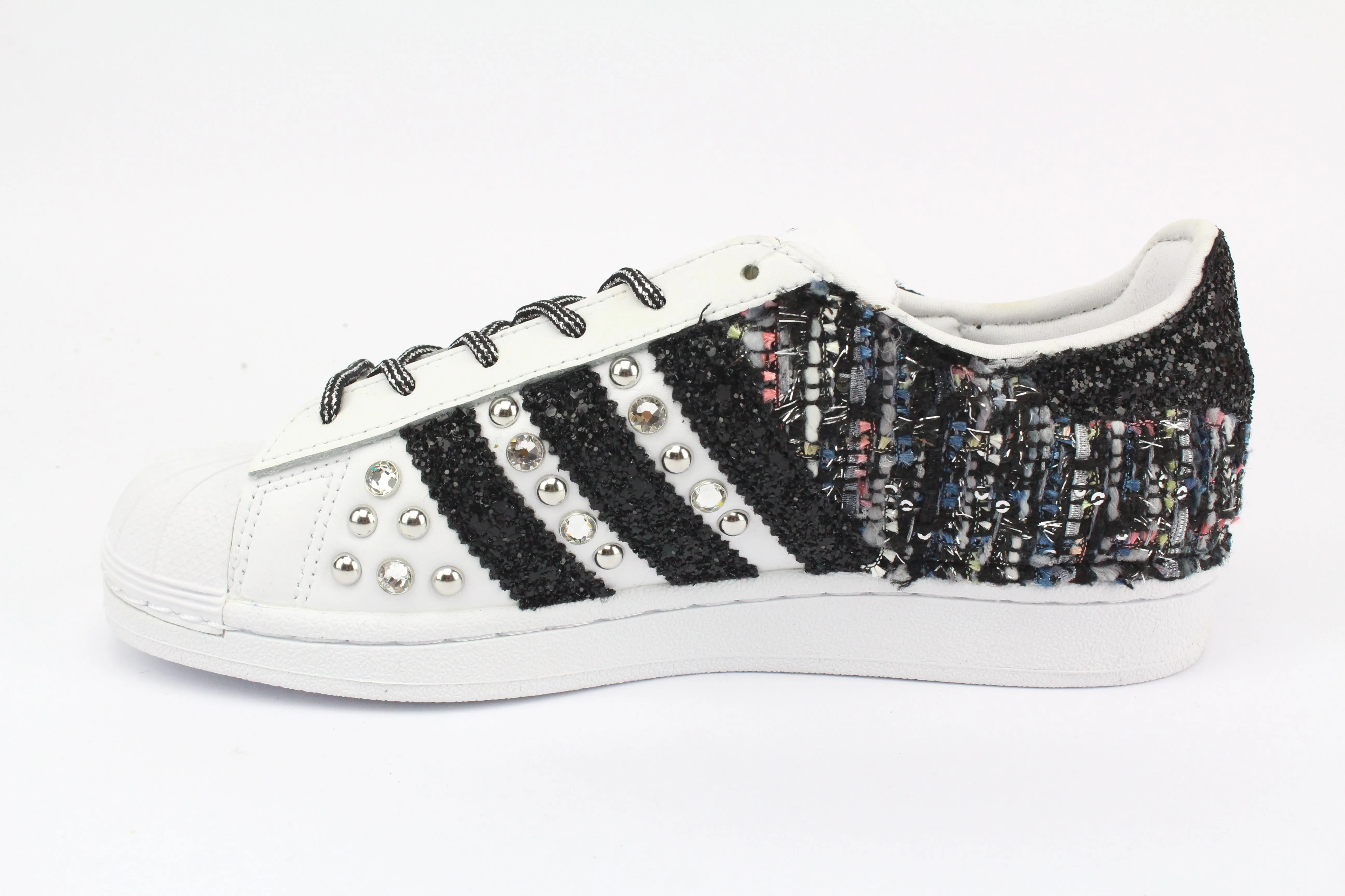 Adidas Superstar Boucl?? Glitter & Strass Clogs Foot Shape