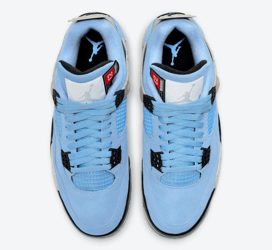 Farm Jog Smooth Motion Jordan 4 Retro University Blue (PS)