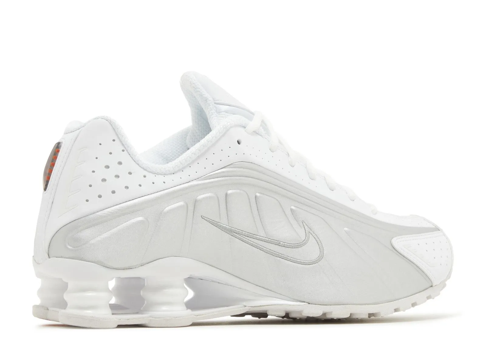 seniors' fitness shoes Nike Shox R4 White Metallic Silver