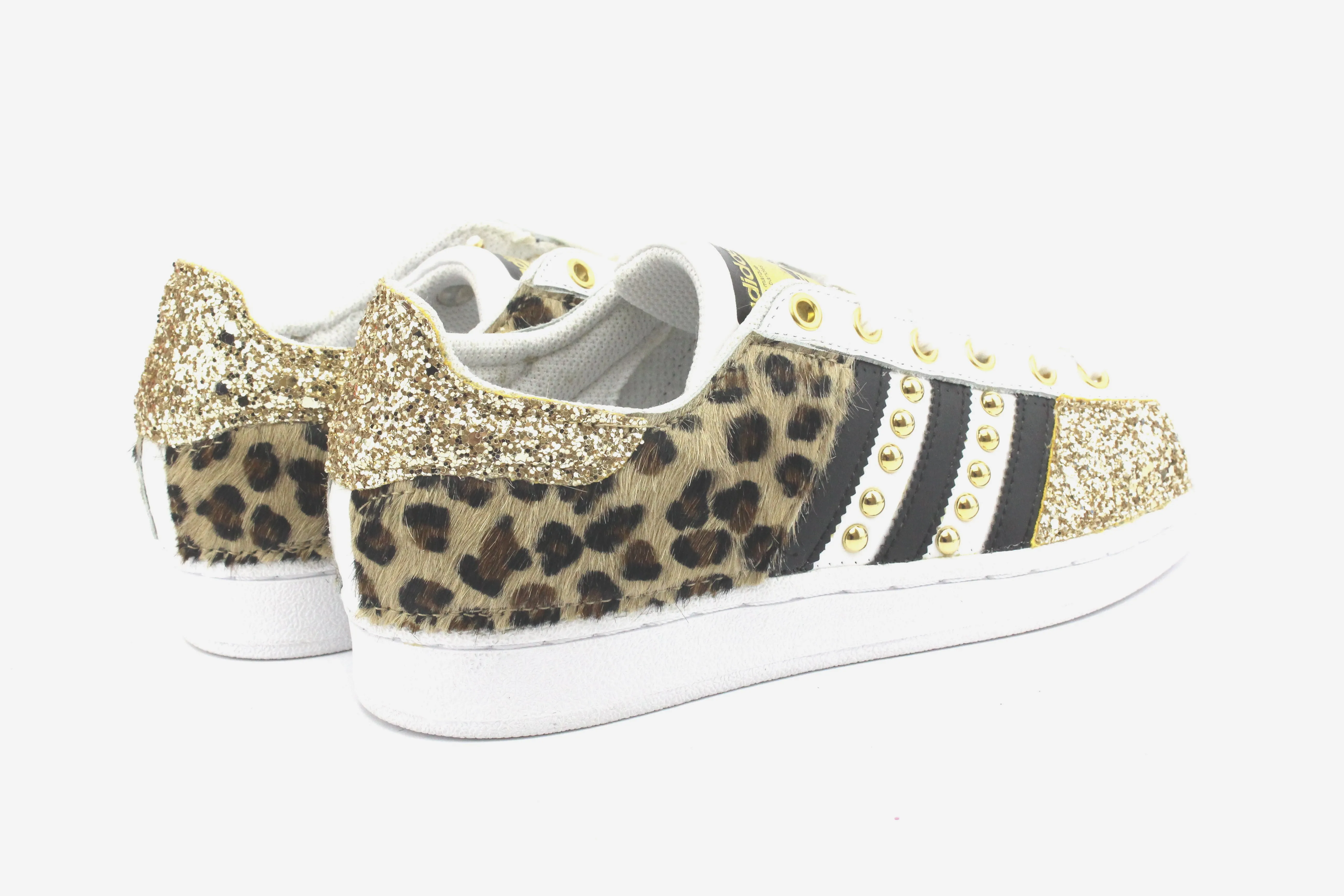Walk Time Support arch Adidas Superstar Maculate Glitter Gold & Borchie