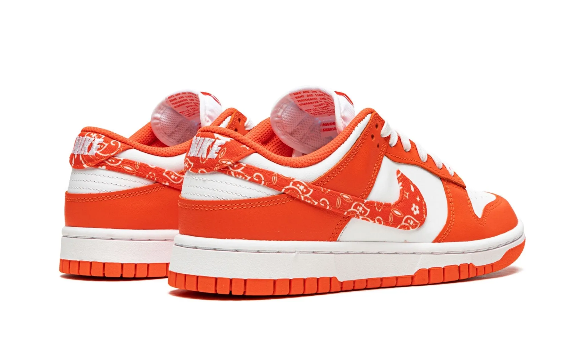 True Comfort Smooth Design Nike Dunk Low "Orange Paisley" Women's