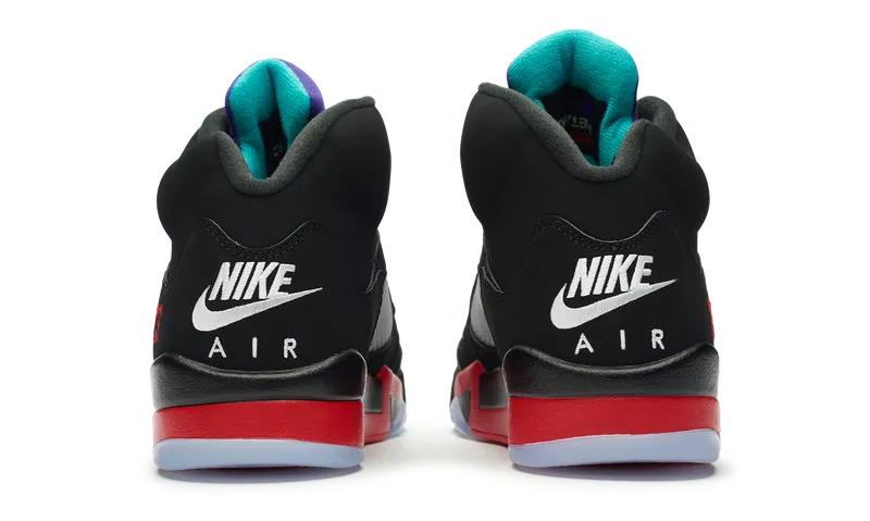 Kick Back Step By Step Nike Jordan 5 Retro Top 3 Black Red Grape (CZ1786-001) Men's Size 8-12