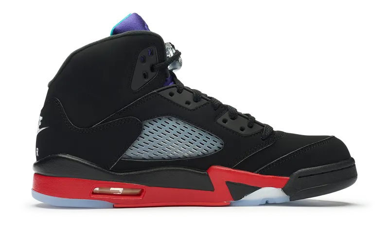Nike Jordan 5 Retro Top 3 Black Red Grape (CZ1786-001) Men's Size 8-12 Street Ready Busy Life