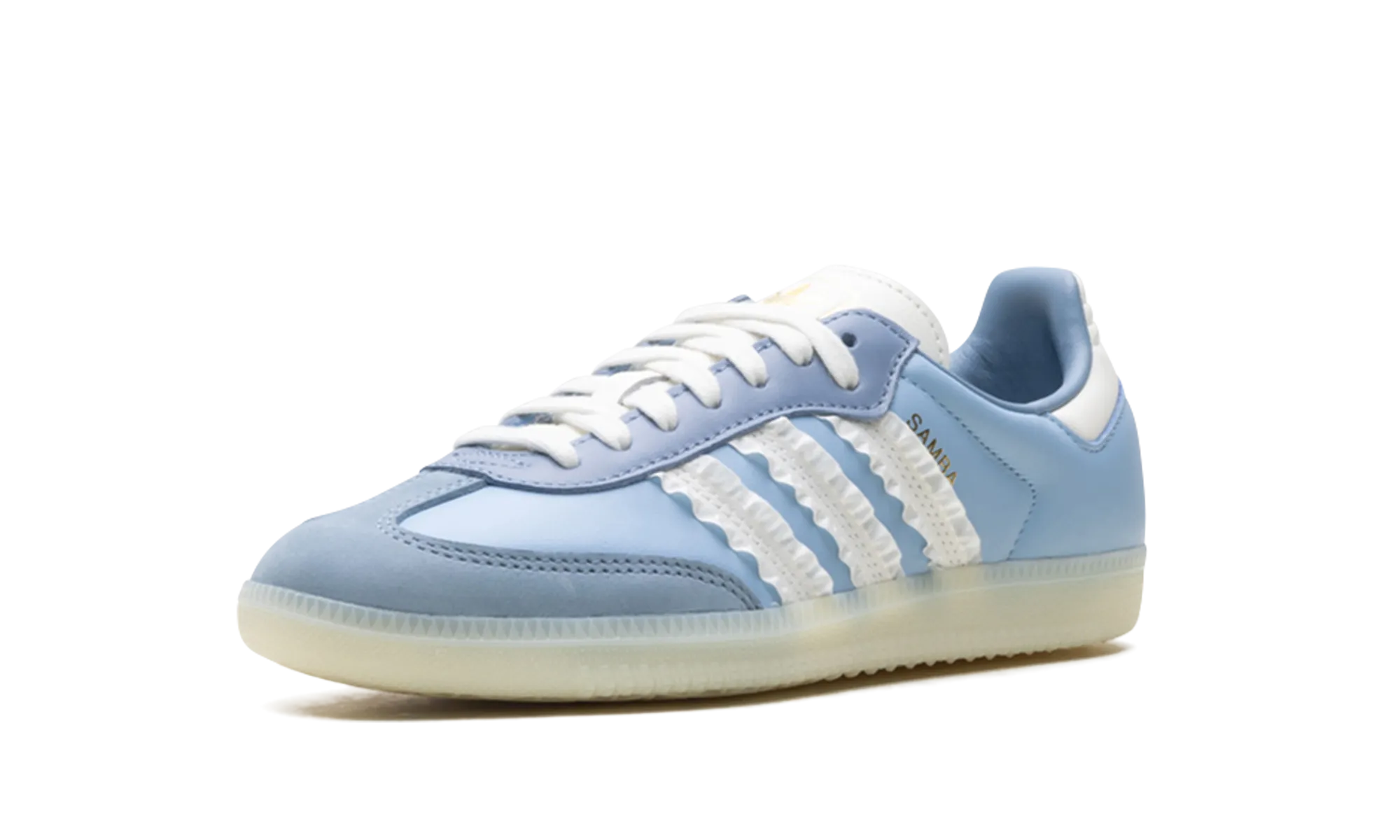 Samba WMNS "Ruffle Stripes - Clear Sky" Flexible form