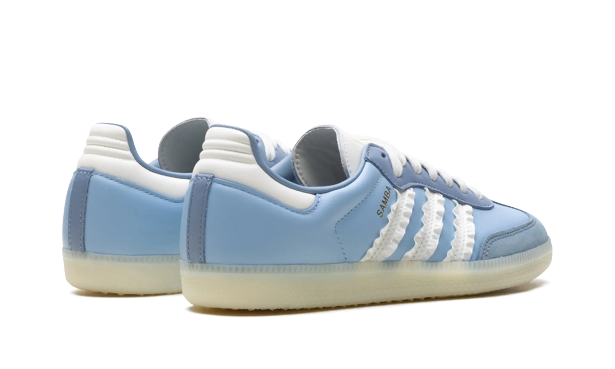 Textile Upper comfort feature Samba WMNS "Ruffle Stripes - Clear Sky"