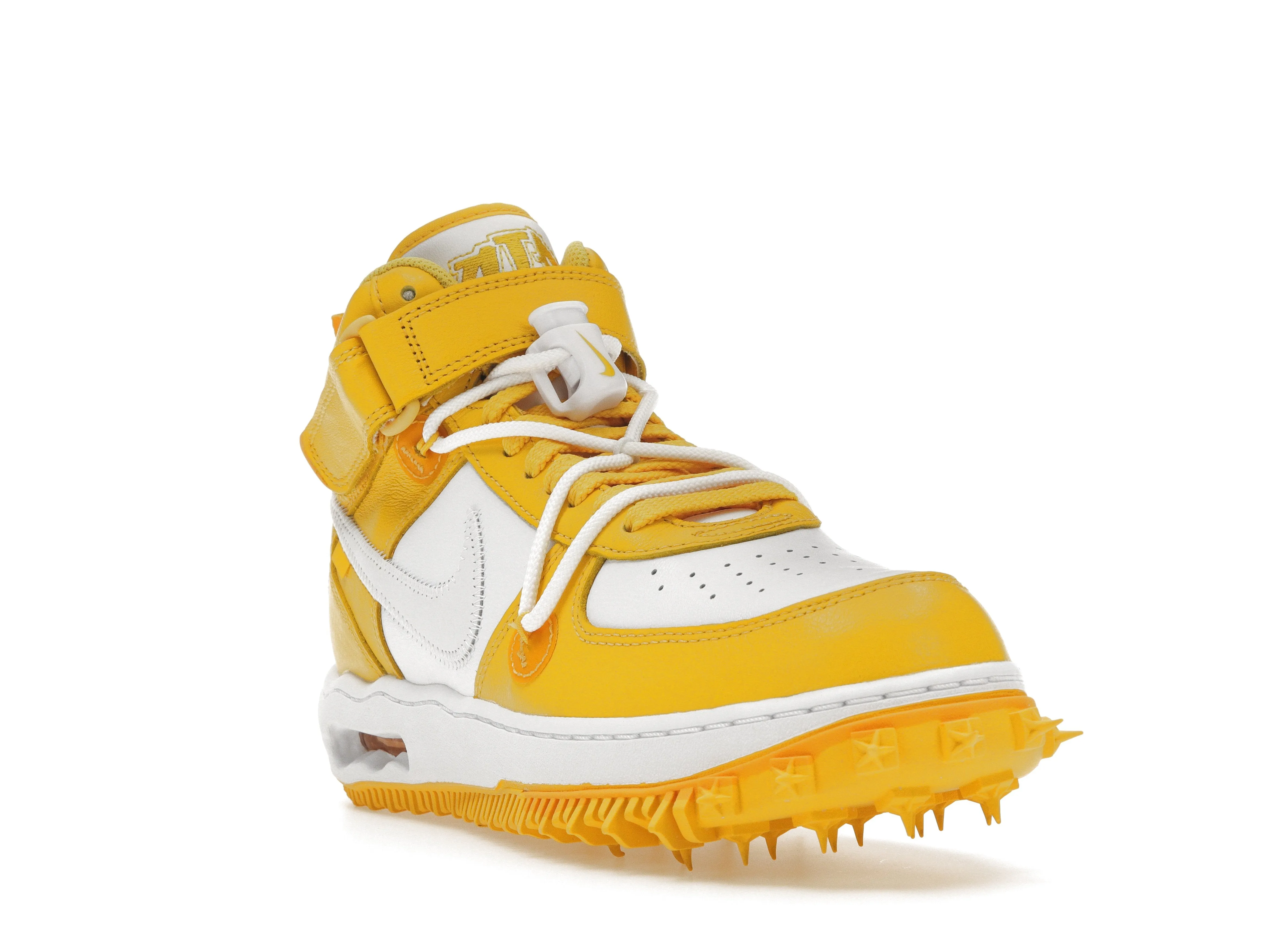 Nike Air Force 1 Mid SP Off-White Varsity Maize Breathable Linings Meadow Run