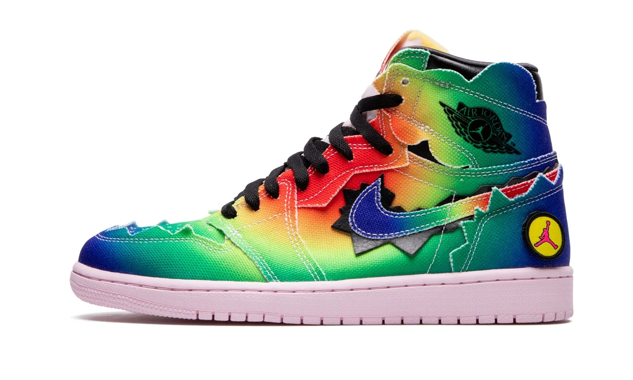 J. Balvin X Air Jordan 1 Retro OG High Colores Y Vibras Anti Abrasion SyntheticMaterial