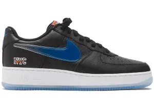 Nike Air Force 1 Low Kith Knicks Away Black Foot Balance