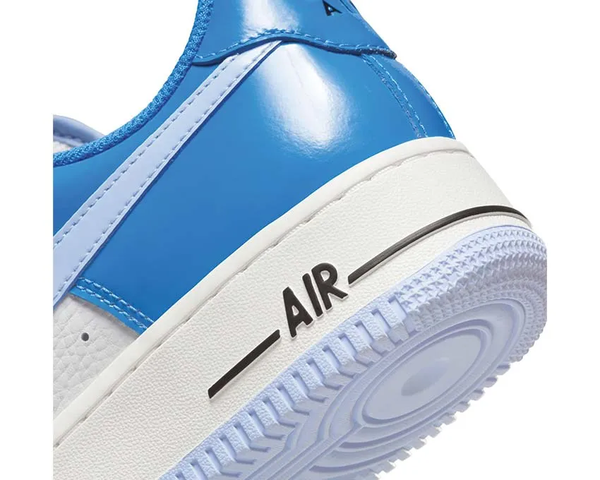 Nike Air Force 1 '07 "Blue Patent" W Buckle Detail Premium Leather