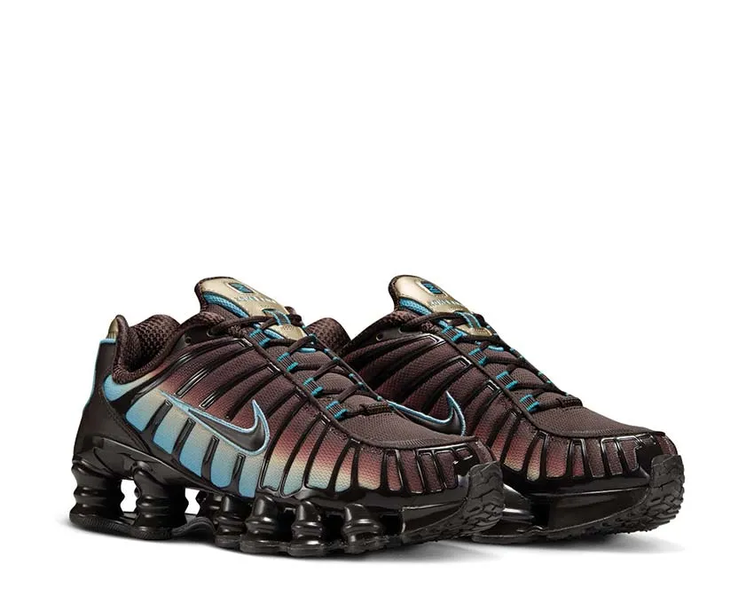 running in a coral reef area shoes Nike Shox TL W "Velvet Brown"