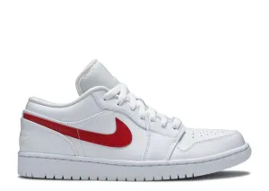 Air Jordan 1 Low White University Red Urban Flexibility Coastal Mood