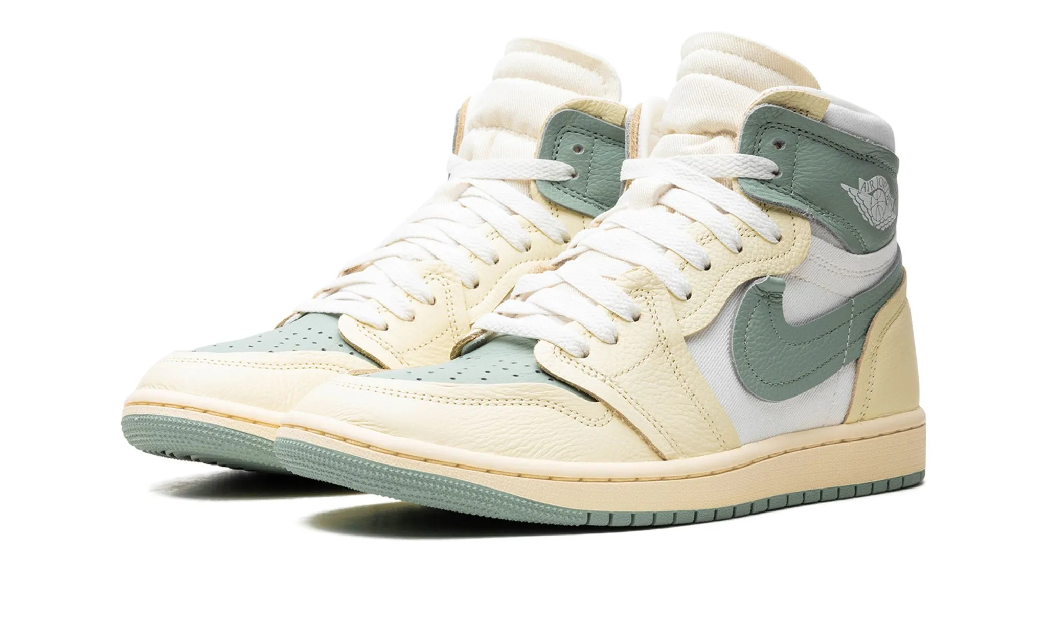 Wmns Air Jordan 1 High Method of Make 'Jade Smoke' Summer Outfit Orange Pop