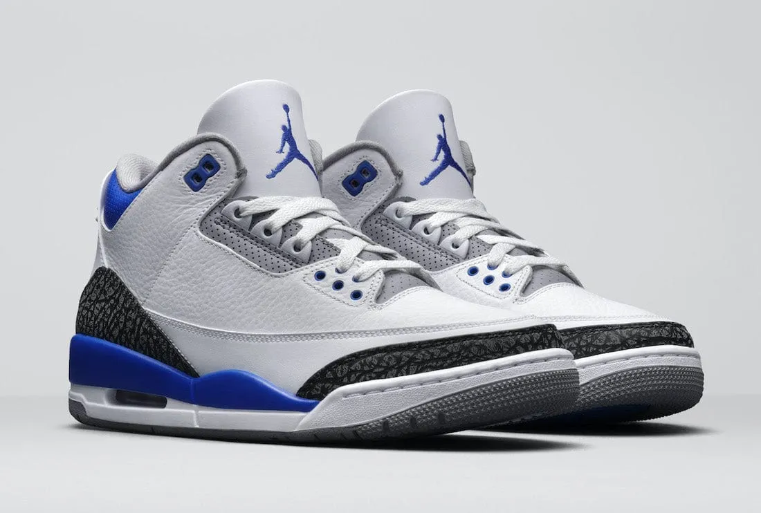 Jordan 3 Retro Racer Blue Buckle Strap