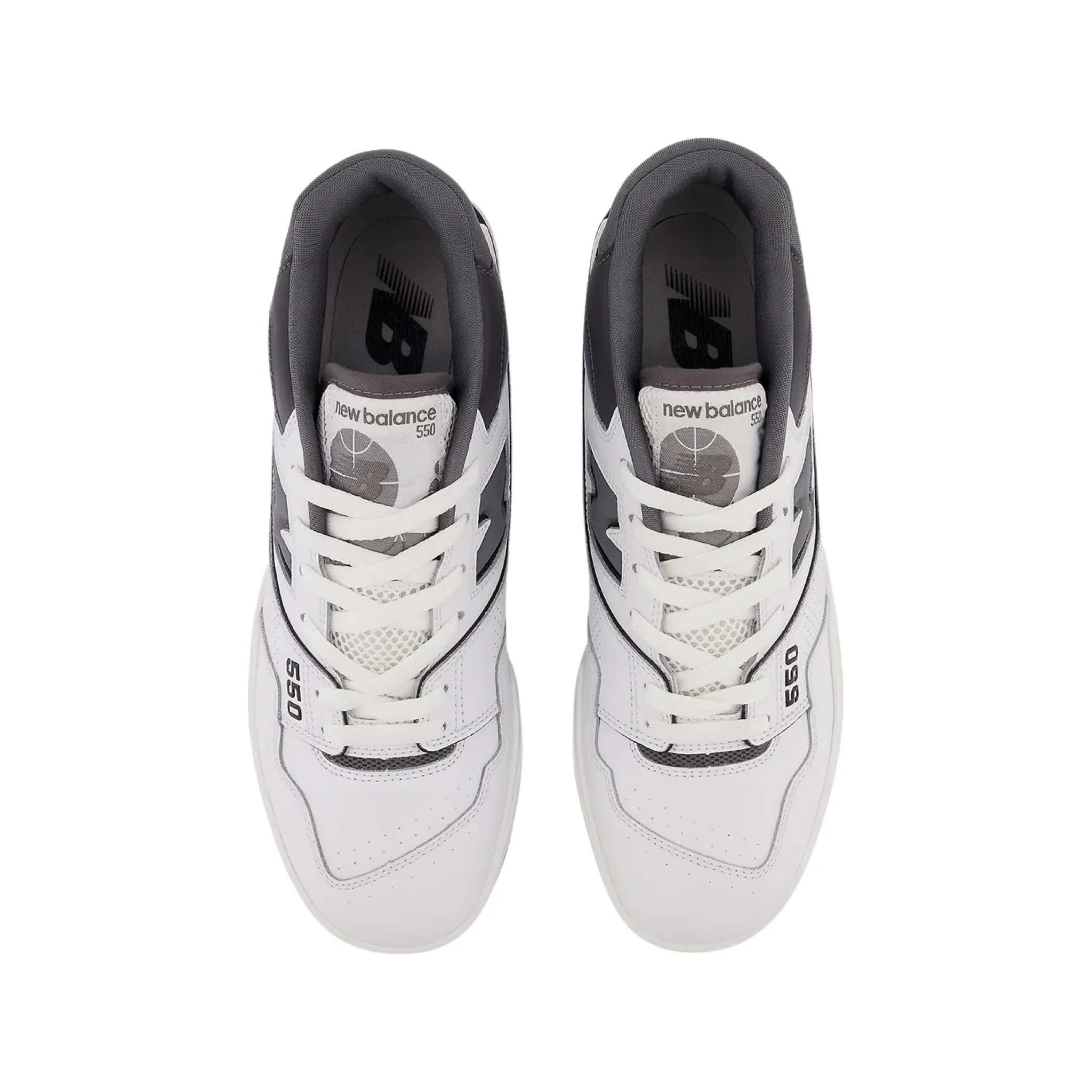 New Balance 550 "White Grey Dark Grey" Easy To Clean