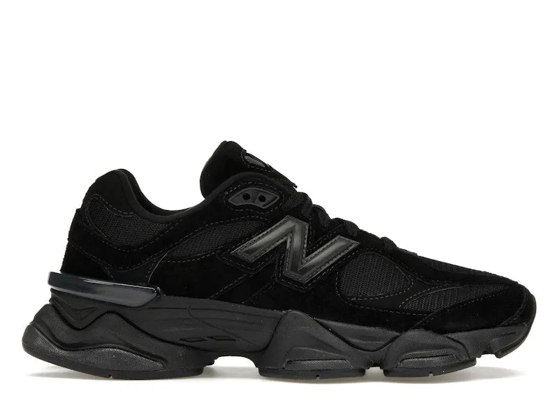 Gold Tone New Balance 9060 Triple Black