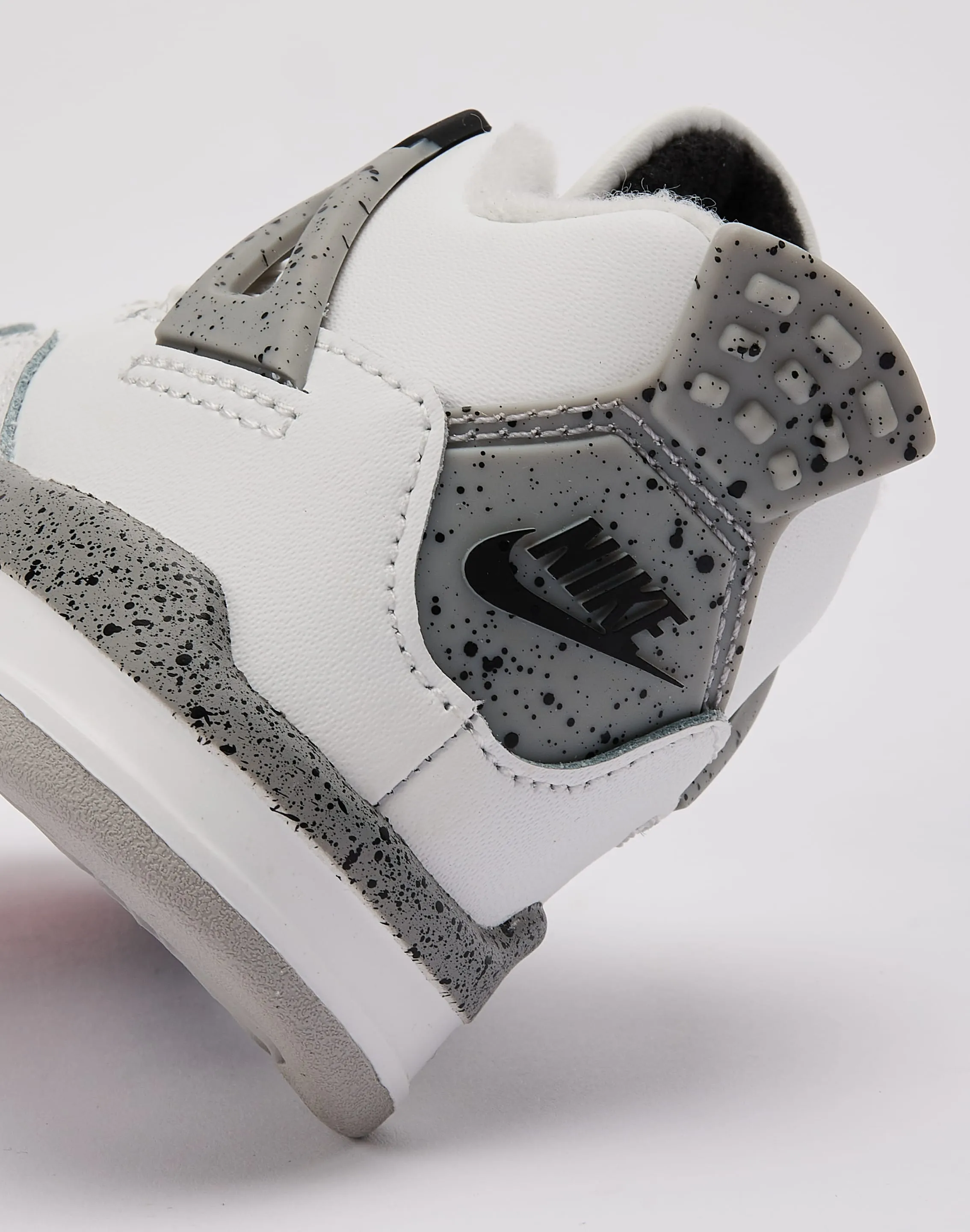 Jordan Air Jordan 4 Retro OG 'White Cement' Toddler Photo Glam Wet Grip