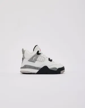 Hill Walk Jordan Air Jordan 4 Retro OG 'White Cement' Toddler