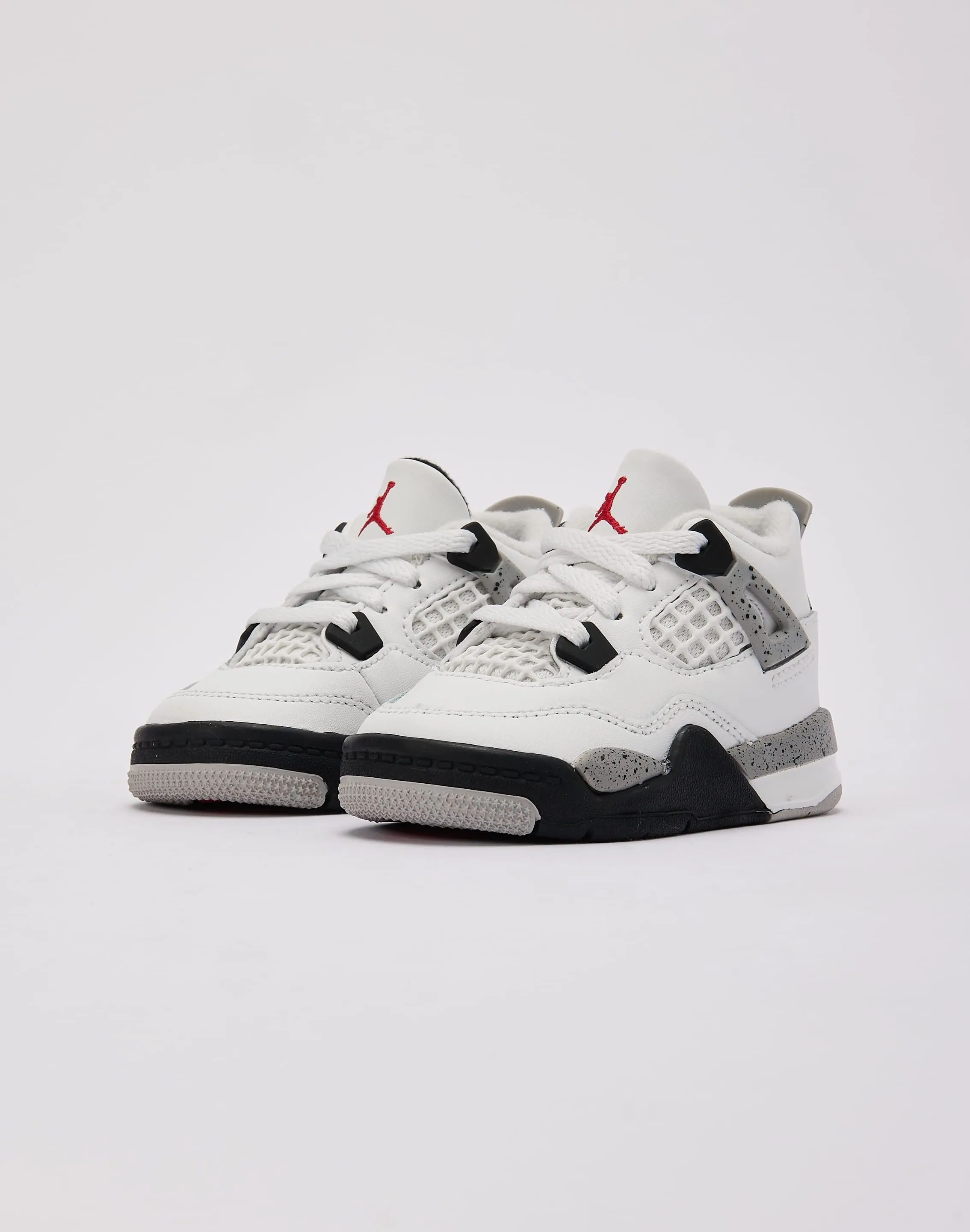 Jordan Air Jordan 4 Retro OG 'White Cement' Toddler Gold Tone Light Run