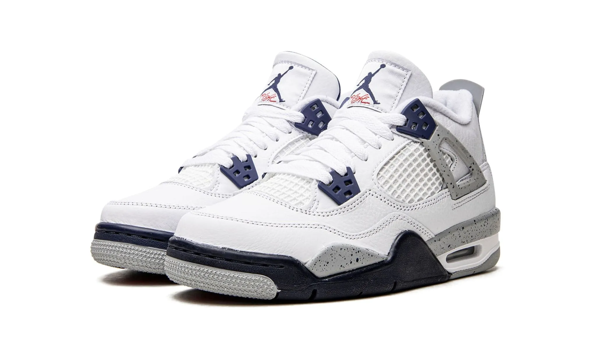 Jordan 4 Retro "Midnight Navy" Grade School Neat Lines