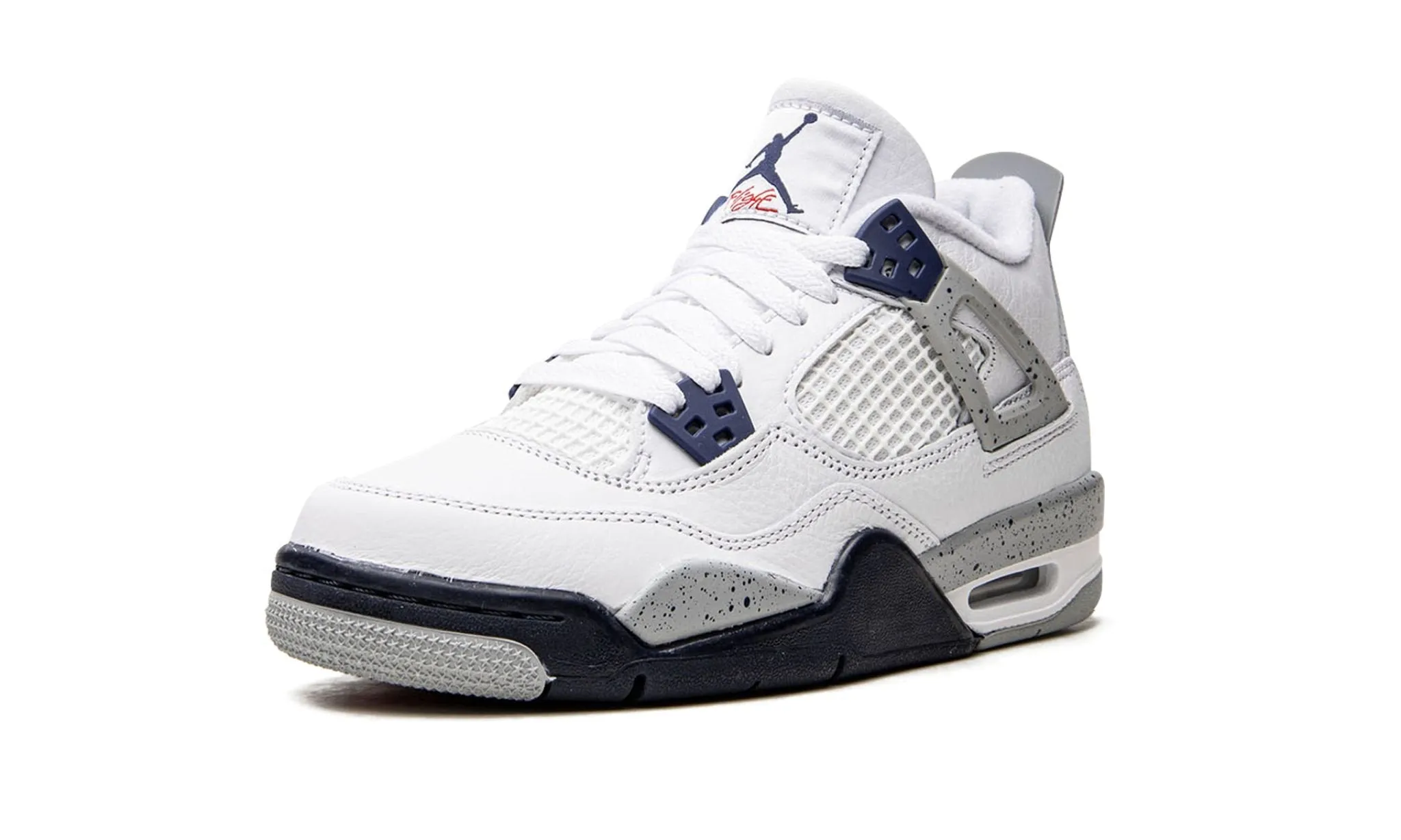 Style focused Classic Build Jordan 4 Retro "Midnight Navy" Grade School