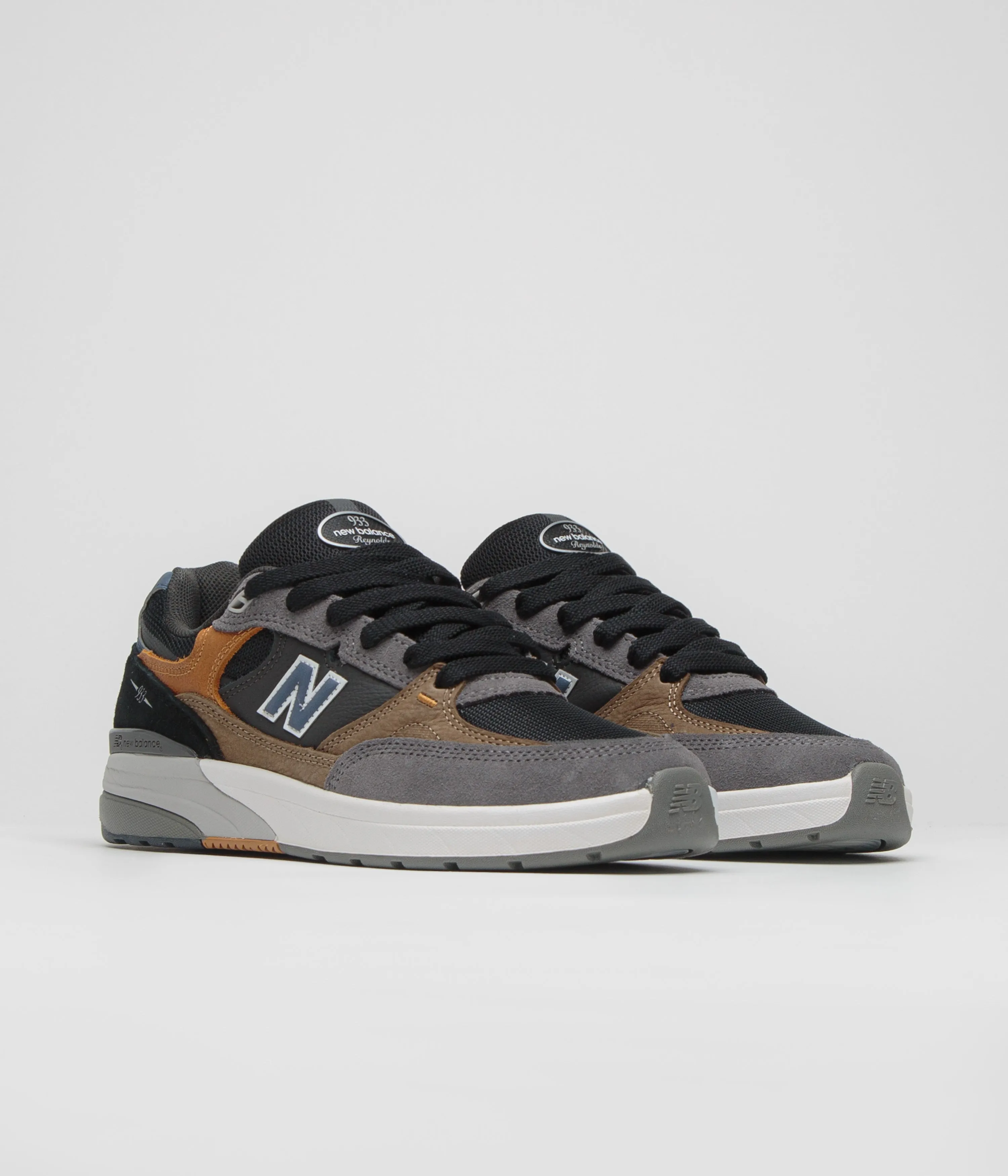 New Balance Numeric 933 Andrew Reynolds Shoes - Castlerock Ventilation holes Air Dry