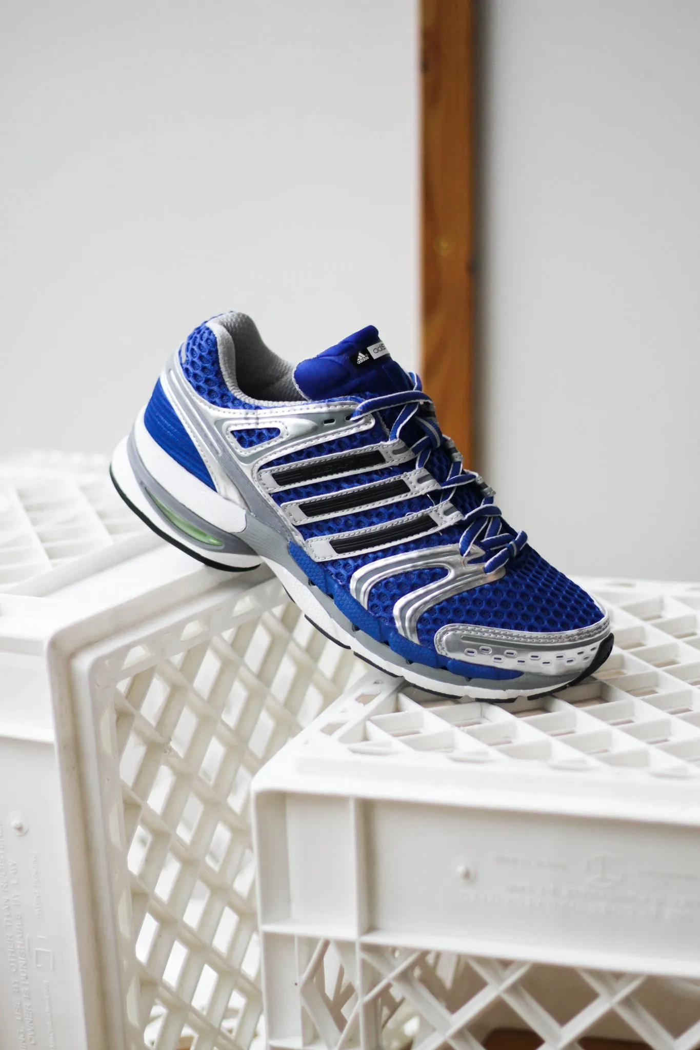 Wide Path Flexible Sole Comfortable fit ADIDAS ADISTAR CONTROL 5 "ROYAL BLUE/METALLIC SILVER"