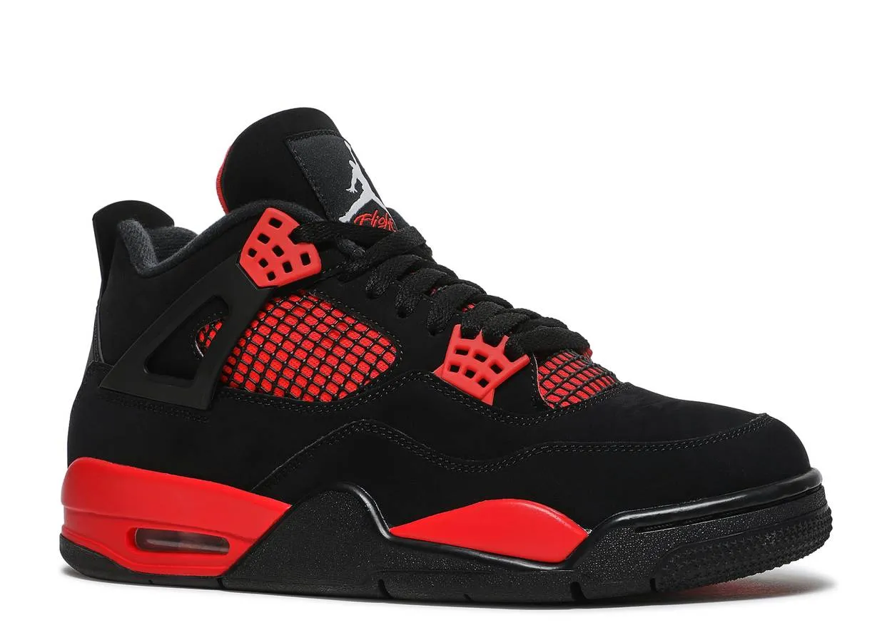 Durable outsole Cloud Light Air Jordan 4 Retro Red Thunder
