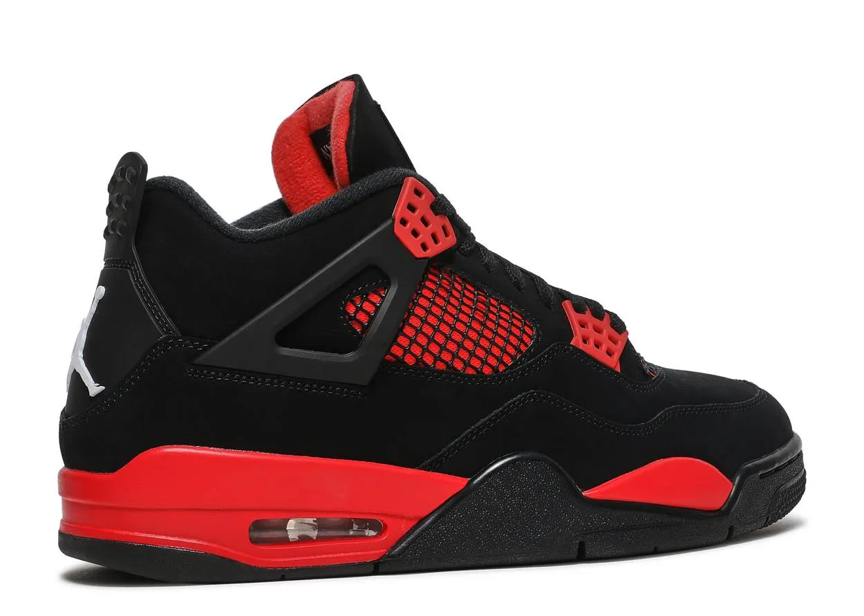 Clean Vibe Stable Grip Air Jordan 4 Retro Red Thunder