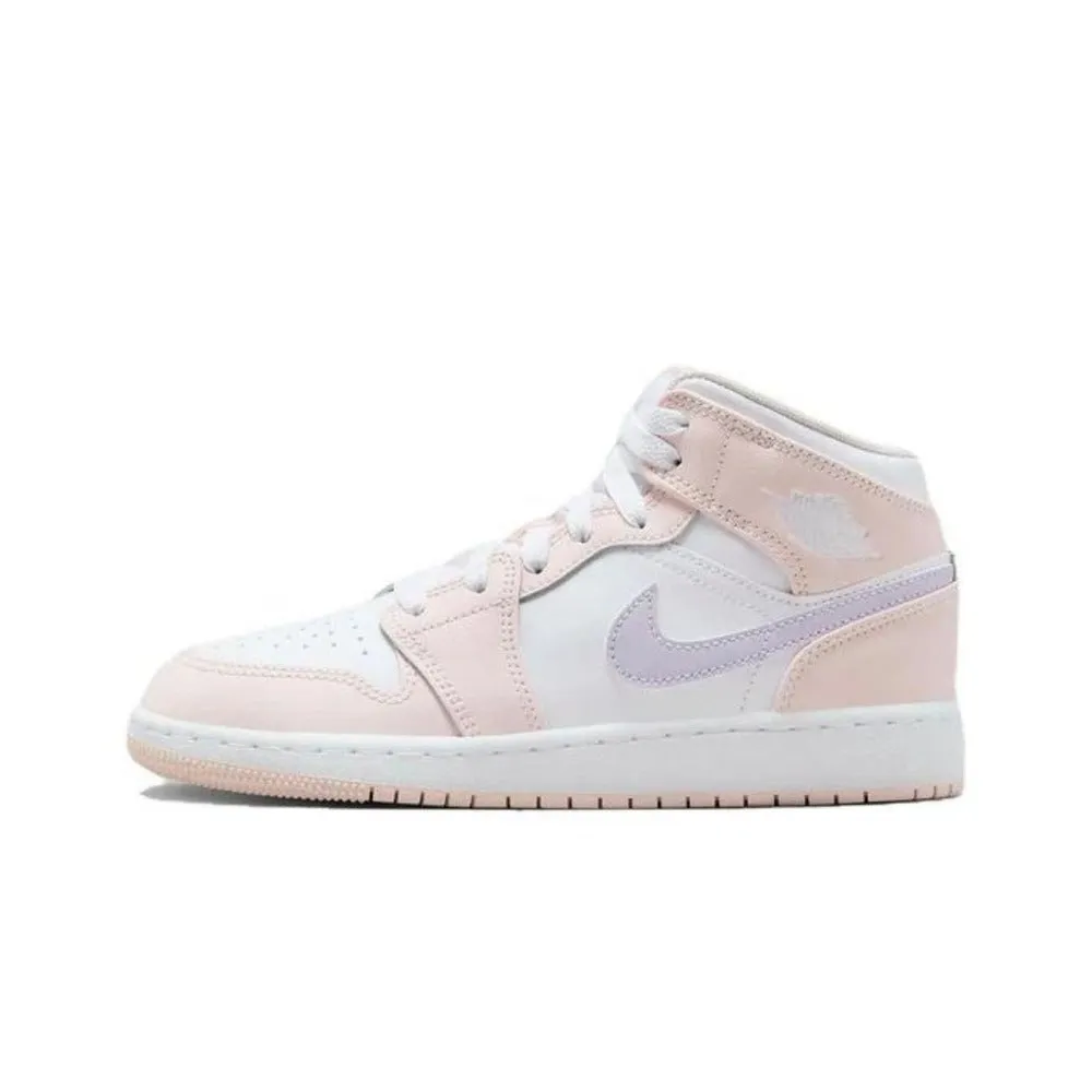Ready Wear Quiet Sole Air Jordan 1 Mid Pink Wash (GS)