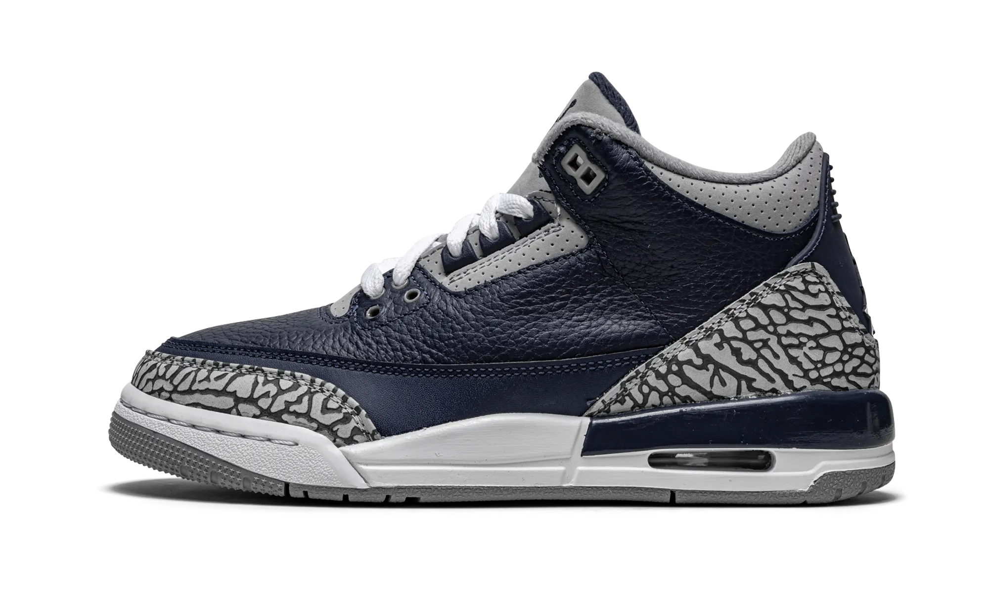 TPU sole Air Jordan 3 Retro GS "Georgetown"