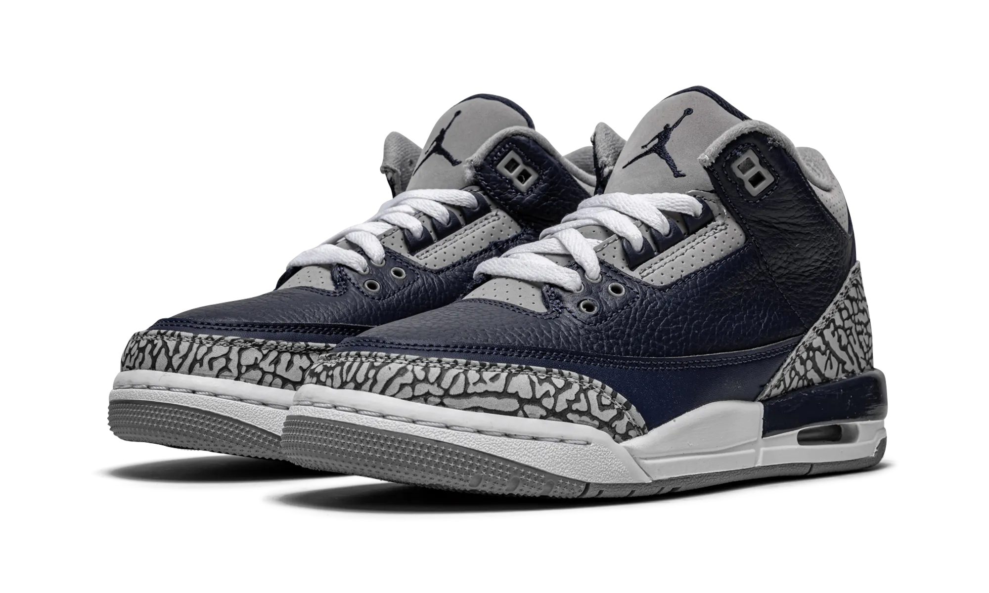 Air Jordan 3 Retro GS "Georgetown" Feet Ease