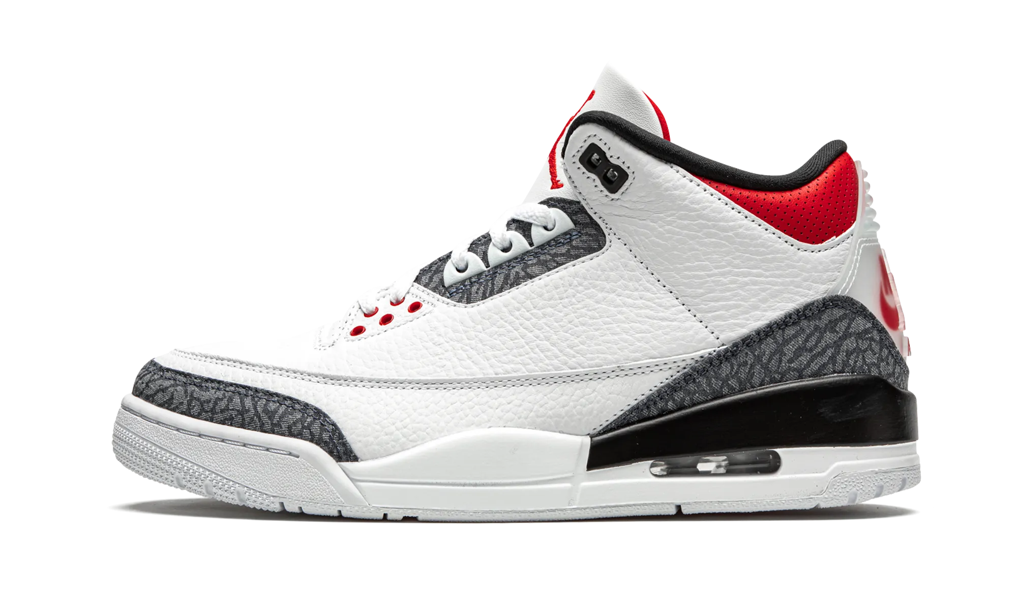 ZipUp Pull on Air Jordan 3 Retro SE DNM "Fire Red Denim"