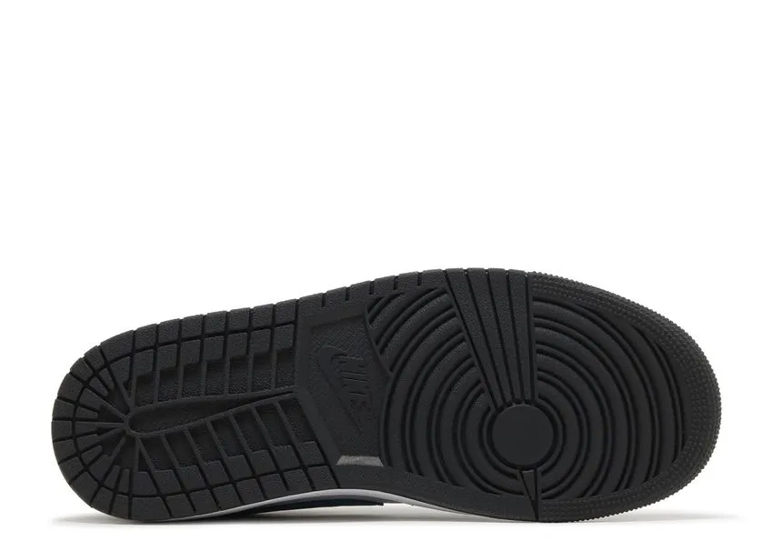 Air Jordan 1 Low Anthracite Industrial Blue Buckle Closure Rest Walk
