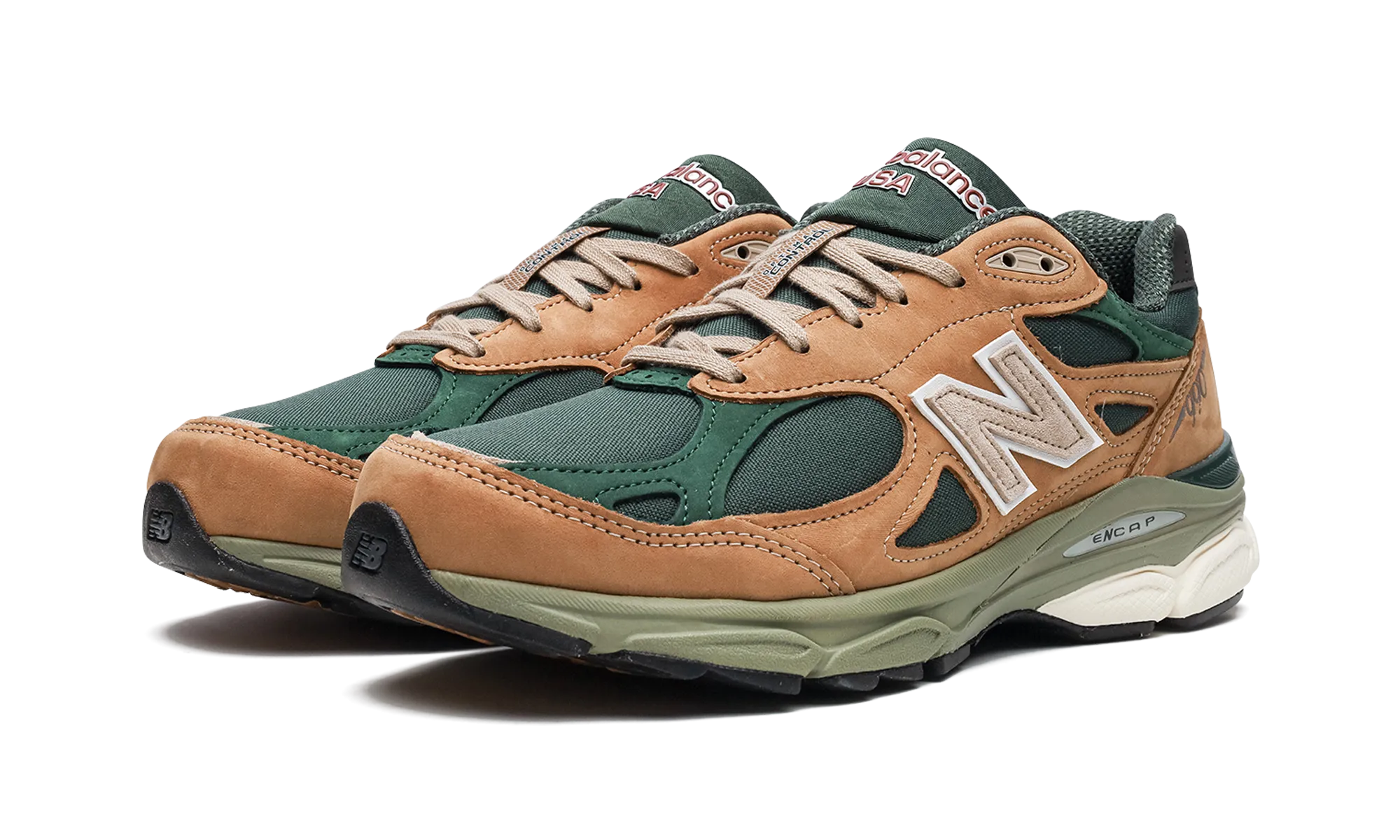 990v3 "Made in USA - Tan / Green" Day-to-Day Comfort Basic Design