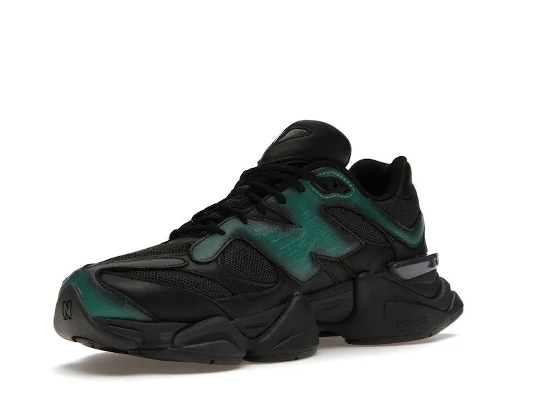 Durable Material New Balance 9060 Mowalola Burglarwear Black Teal Pink