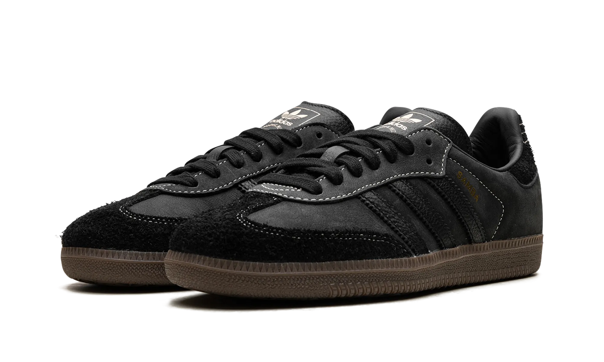 SAMBA OG WMNS "Core Black Crystal Sand" Cushioned Upper