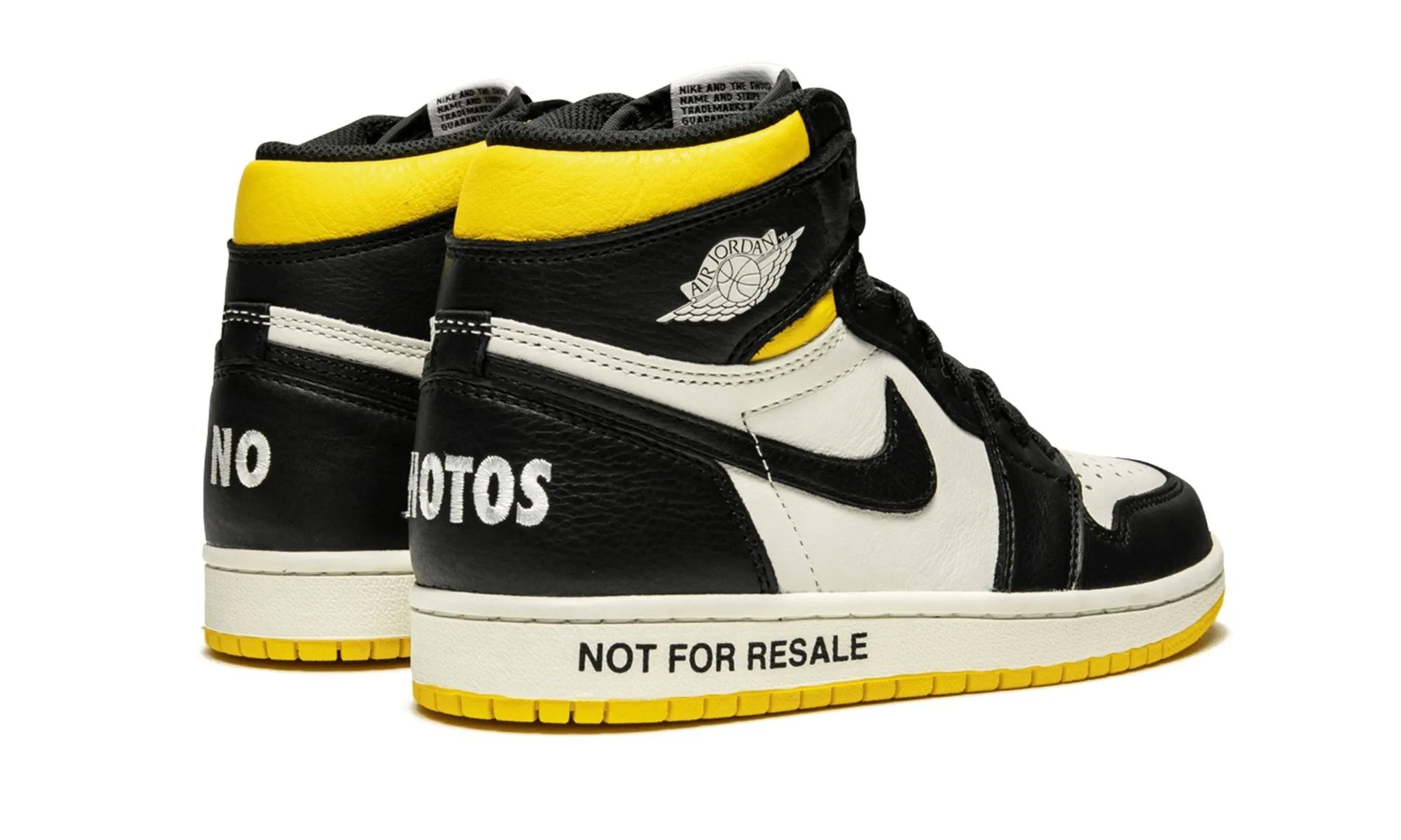 Air Jordan 1 Retro High OG NRG Not For Resale Varsity Maize CasualStyle Strong Pace