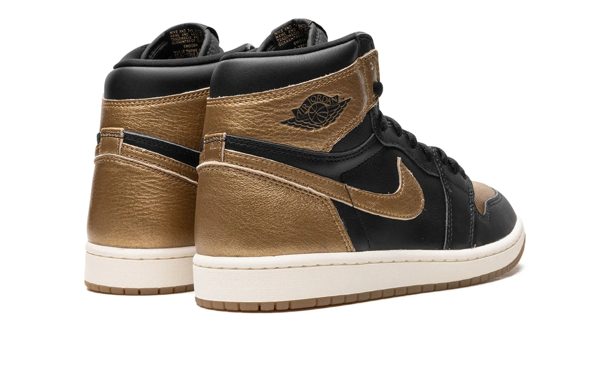 Air Jordan 1 Retro High OG 'Black Gold' Summer Pick Premium Comfort