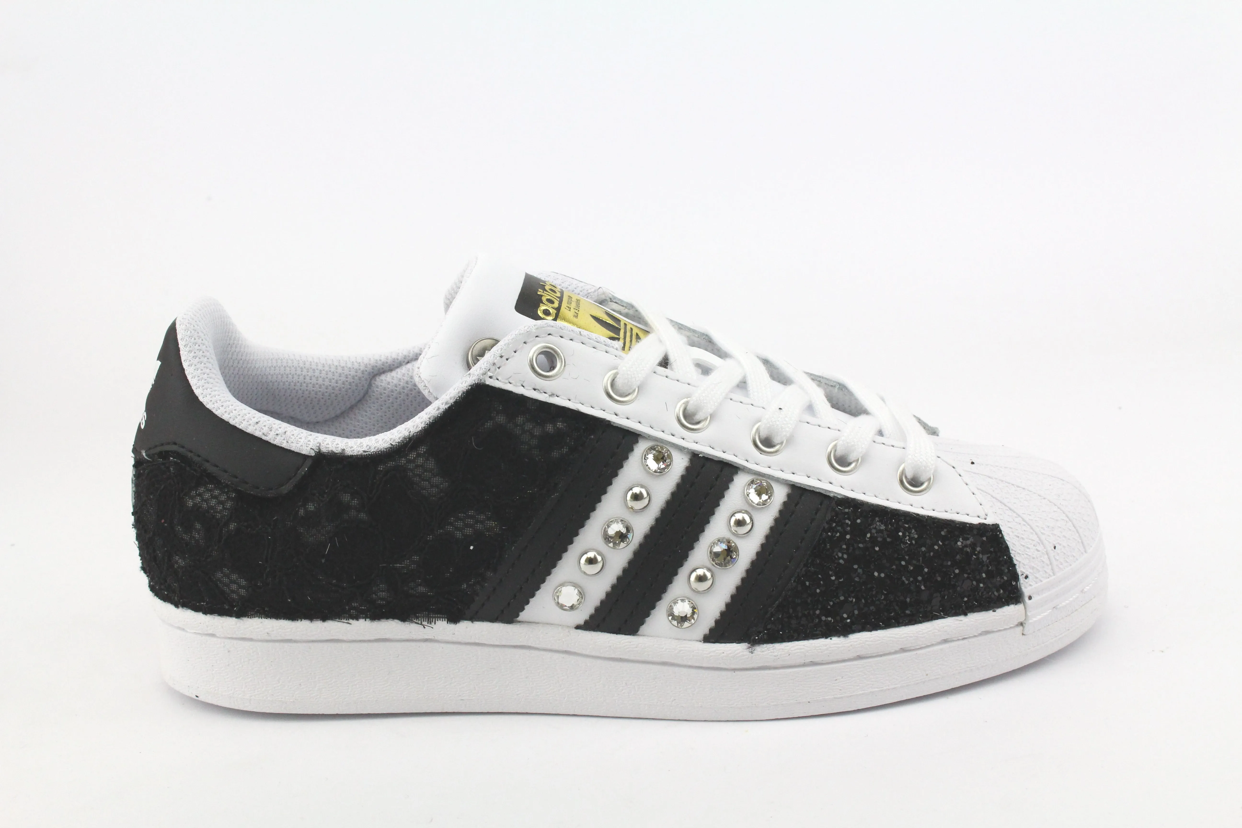 Adidas Superstar Pizzo Black Glitter Black Meadow Run