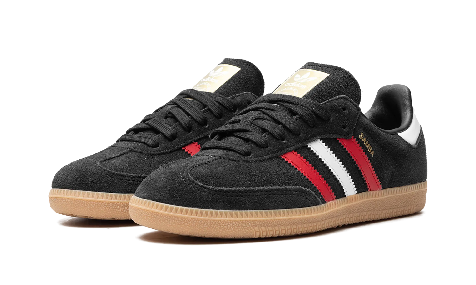 Samba OG "core black/better scarlet/GUM 3" Comfortable Soles Shore Hike